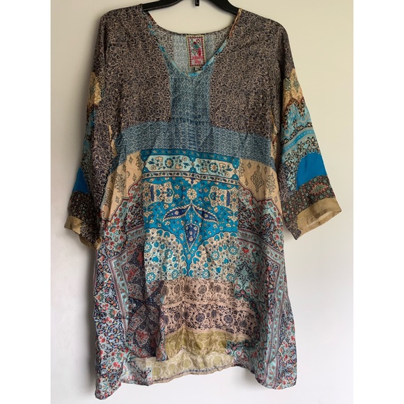 NWT Johnny Was Silk Blouse - Picture 3 of 6